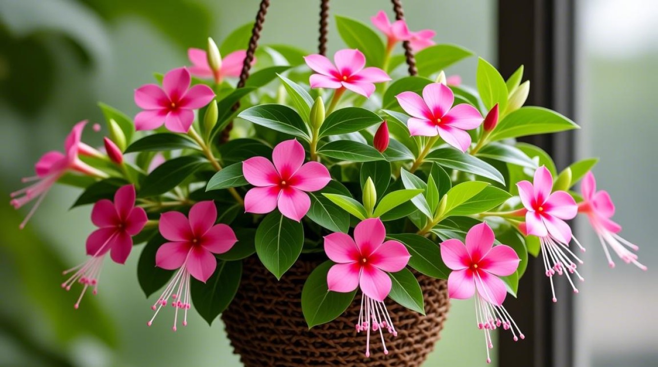 吊篮花如何正确使用水养护？