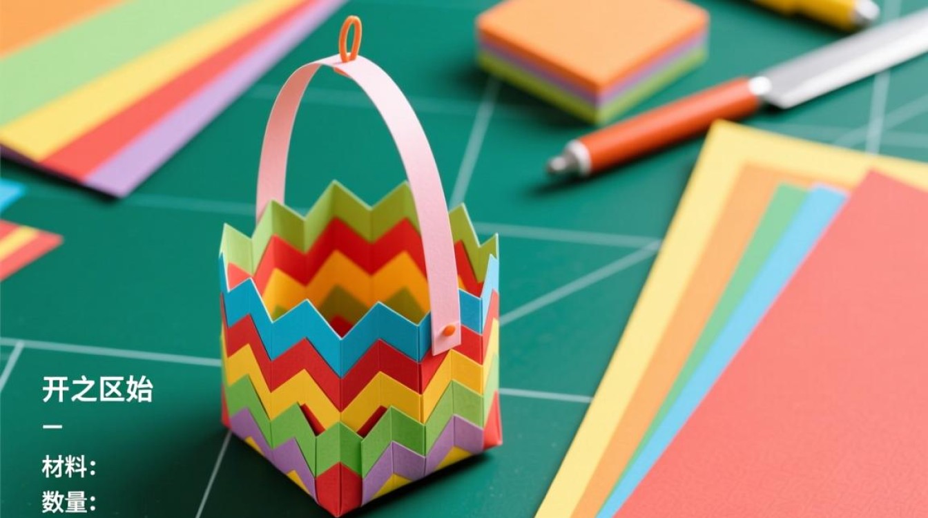 彩纸吊篮制作方法详解？