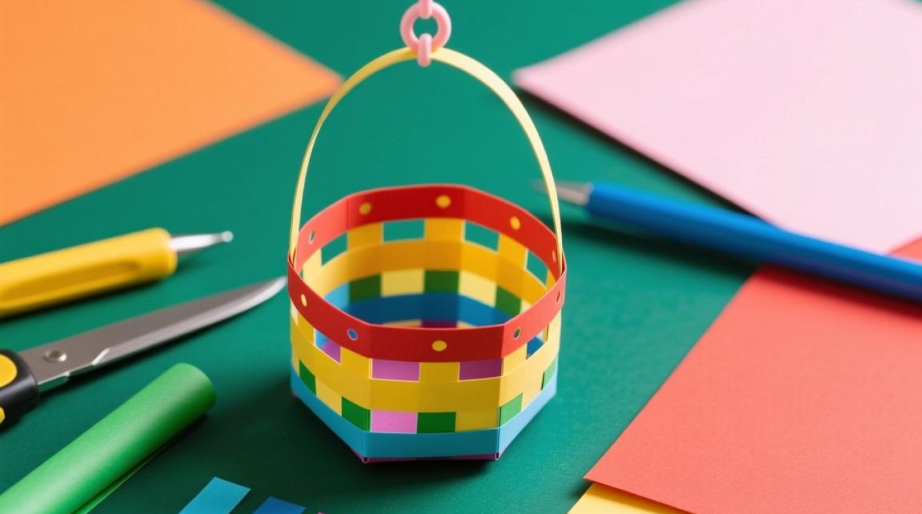 彩纸吊篮制作方法详解？