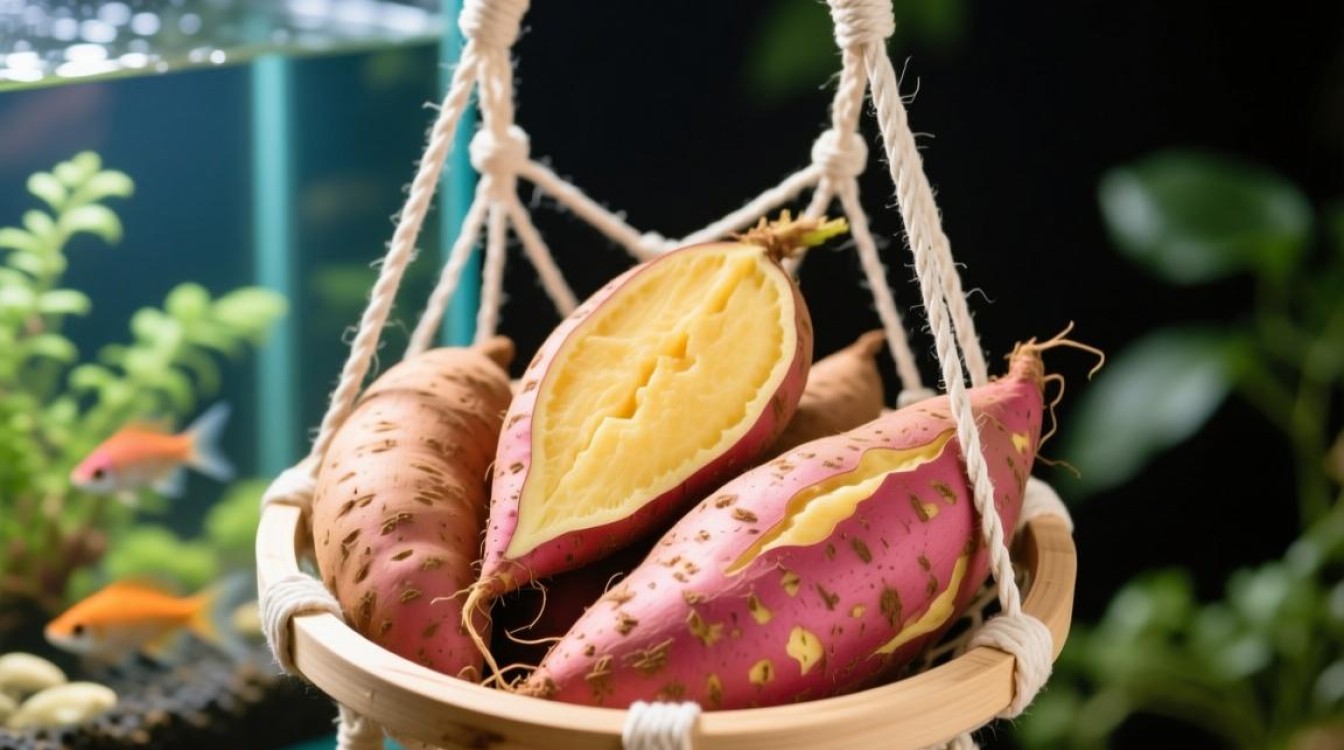 鱼缸吊篮红薯最佳摆放位置是哪里？