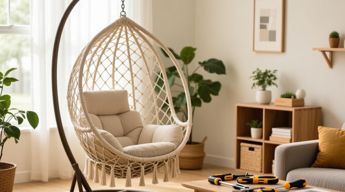 多人吊篮摇椅安装步骤详解？