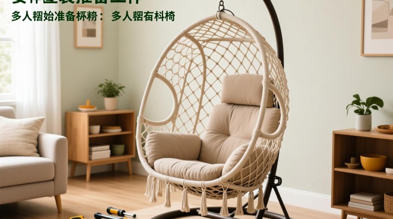 多人吊篮摇椅安装步骤详解？