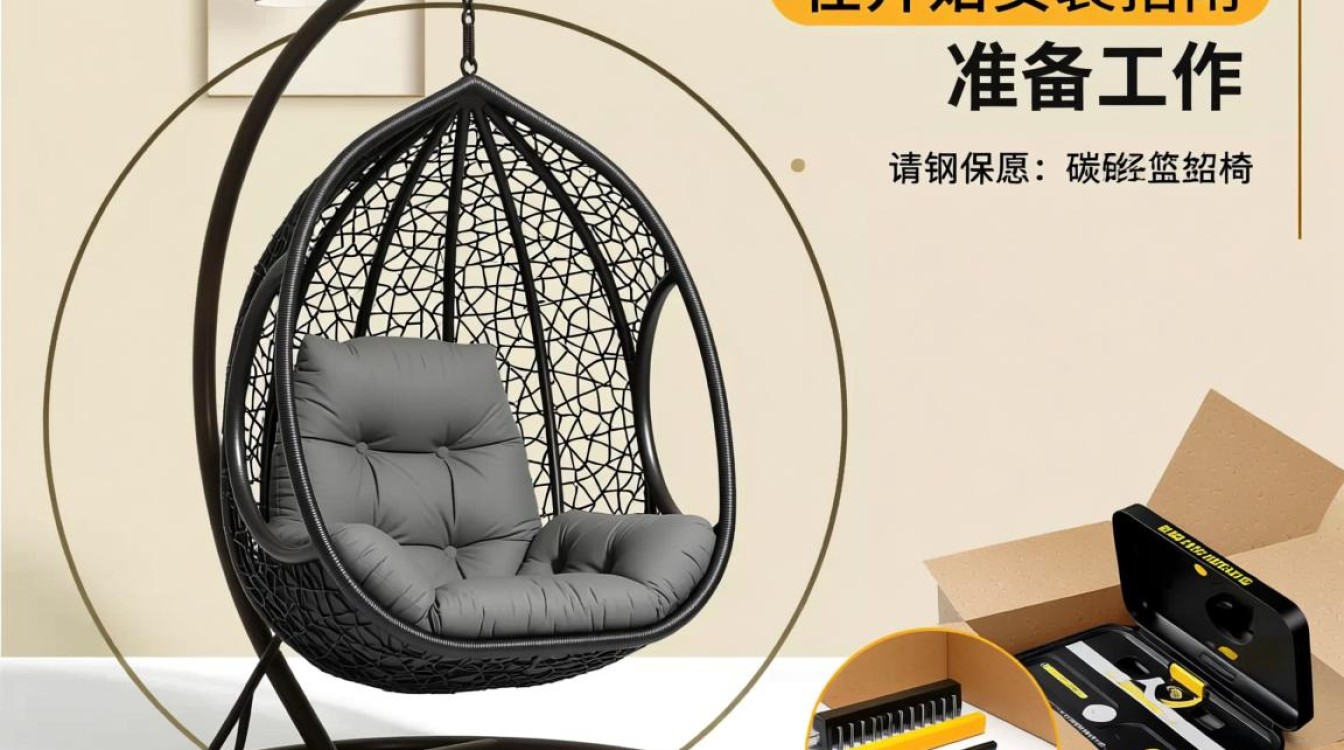 碳钢吊篮摇椅安装步骤详解？