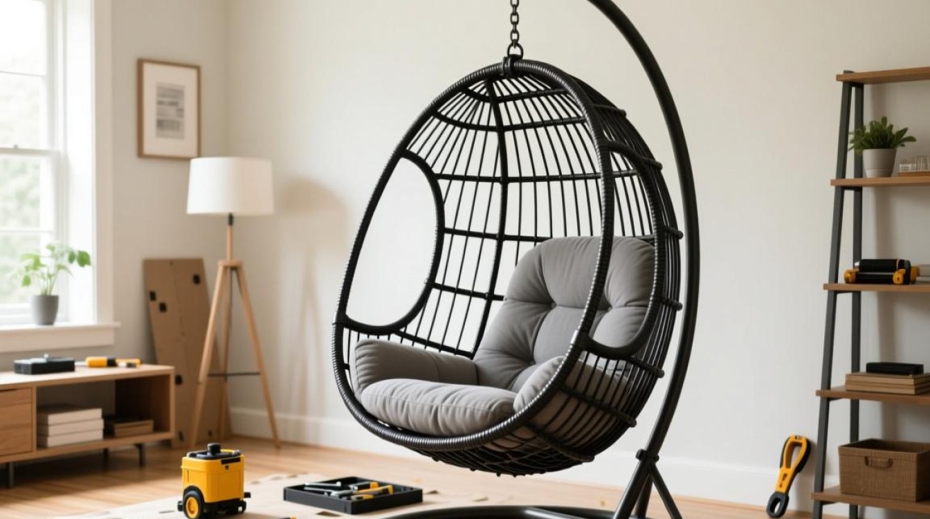 碳钢吊篮摇椅安装步骤详解？