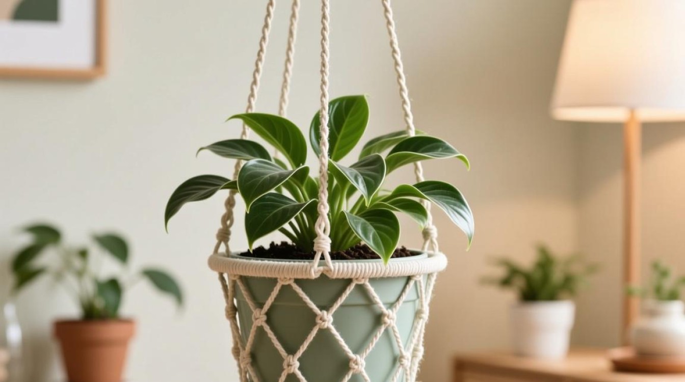 吊篮花盆造型疑问，如何打造美观园艺艺术？