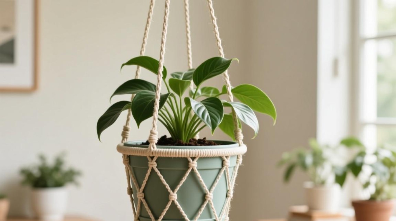 吊篮花盆造型疑问，如何打造美观园艺艺术？