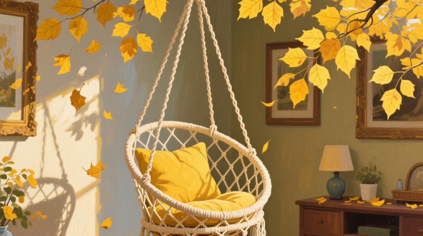 油画吊篮为何独现黄叶之谜？