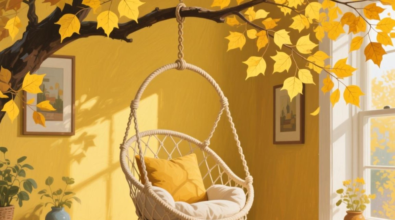 油画吊篮为何独现黄叶之谜？