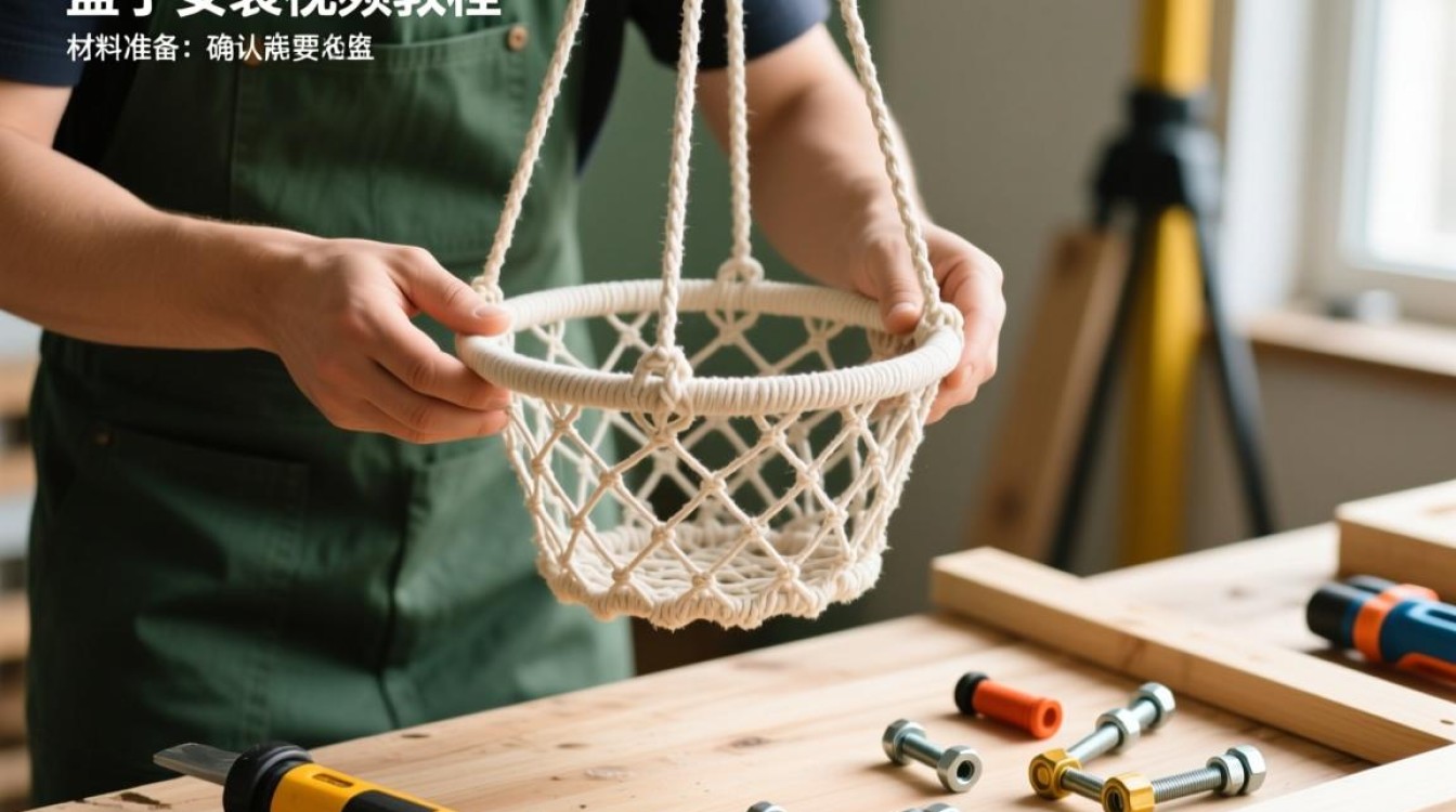 吊篮子安装视频教程，详细步骤是什么？