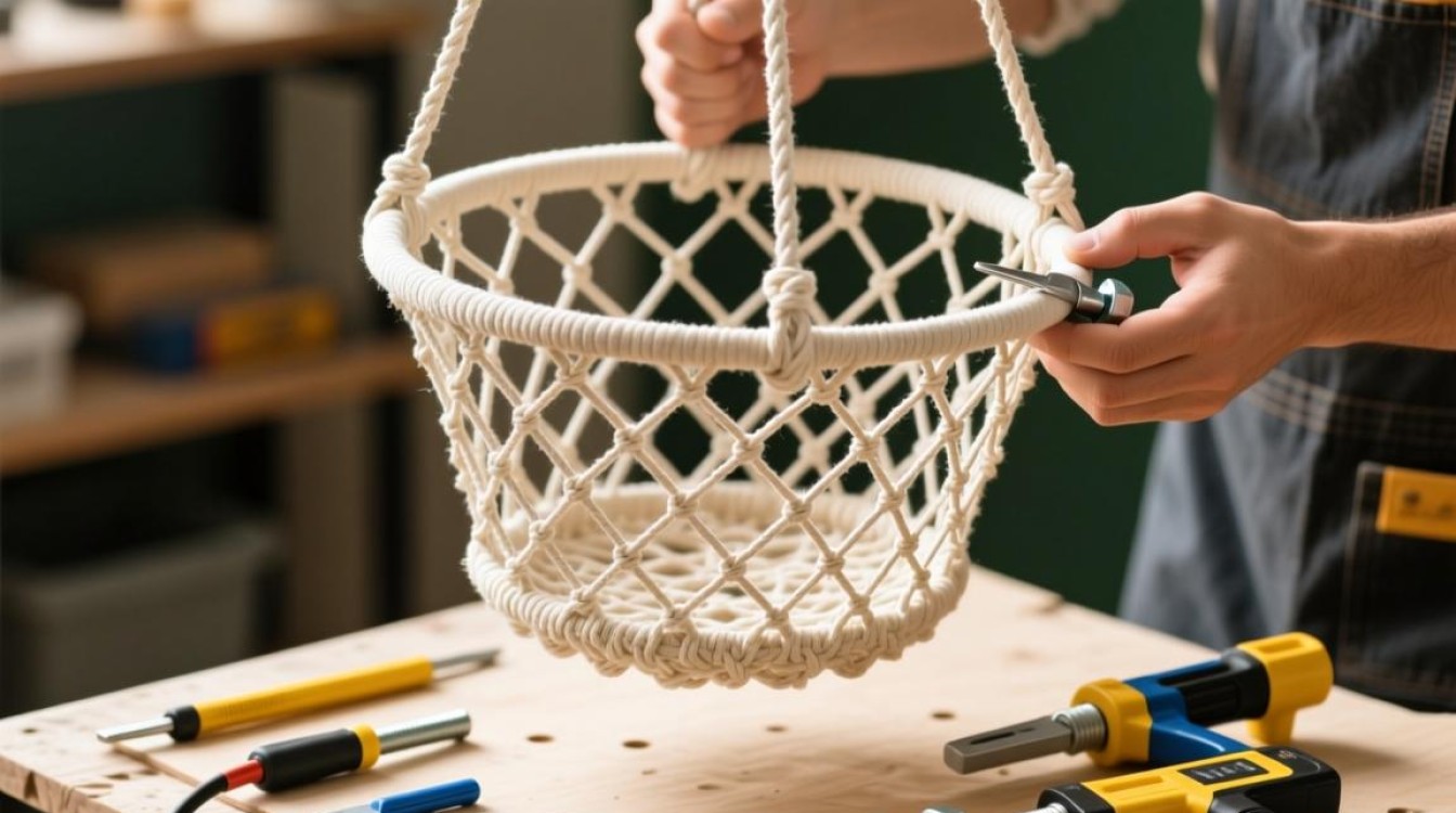 吊篮子安装视频教程，详细步骤是什么？