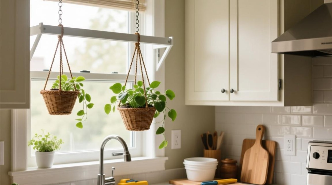 厨房窗外吊篮安装步骤及注意事项？