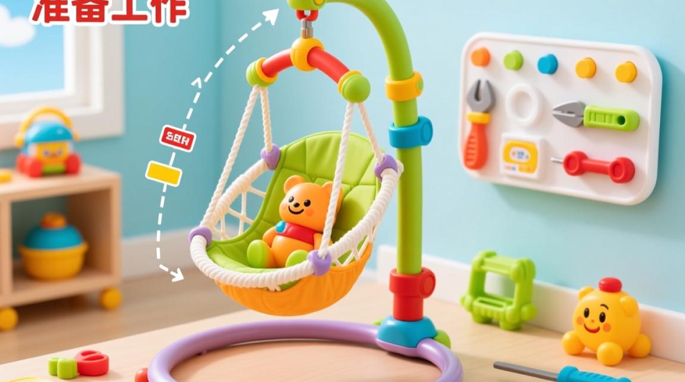 玩具吊篮支架安装步骤详解？