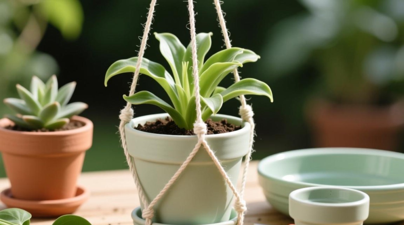 花盆变吊篮？揭秘创意花盆吊篮制作方法！