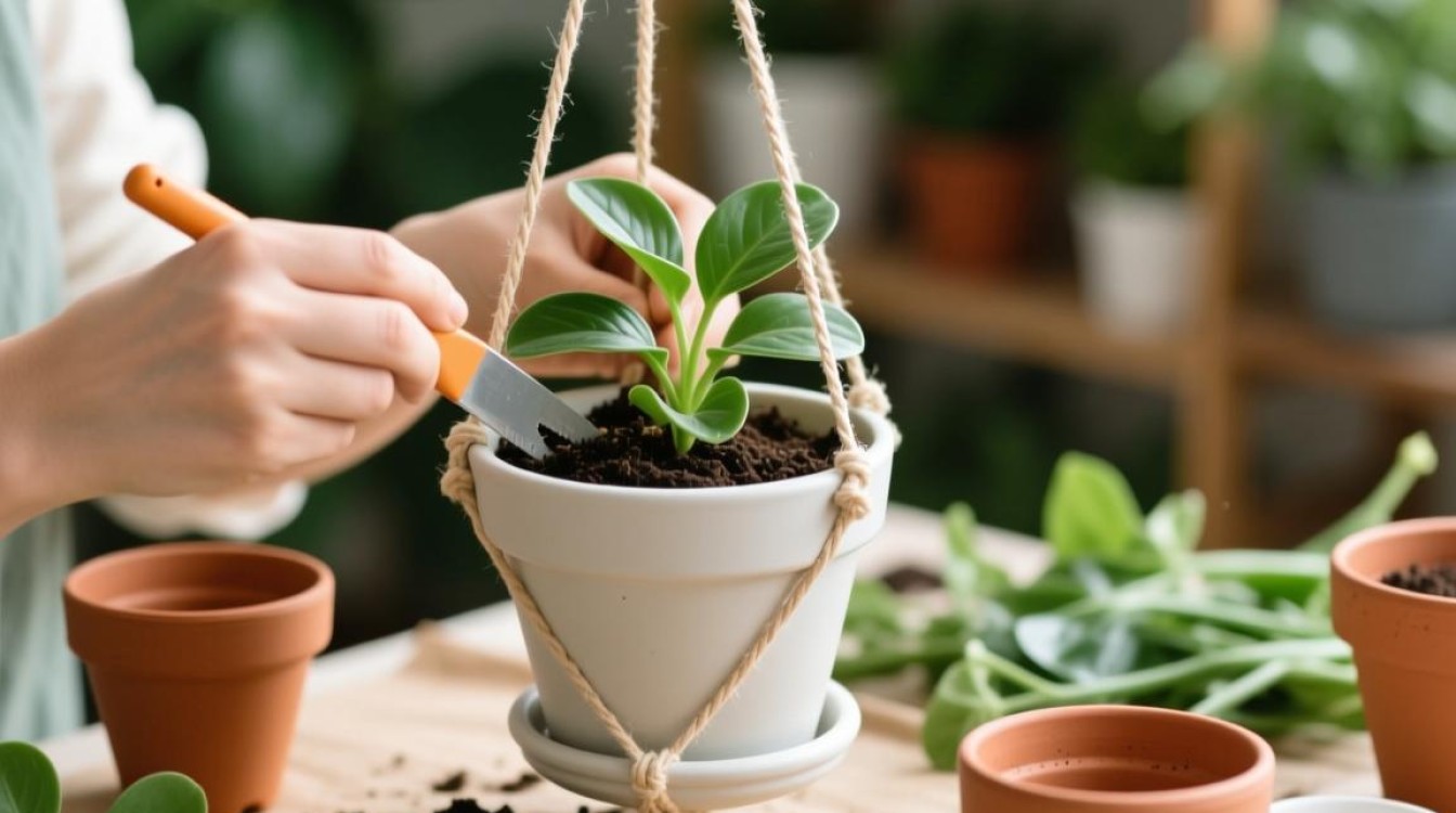 花盆变吊篮？揭秘创意花盆吊篮制作方法！