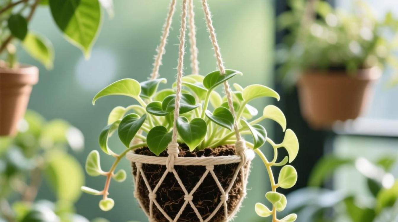 植物吊篮种植技巧，打造美观垂吊绿植？