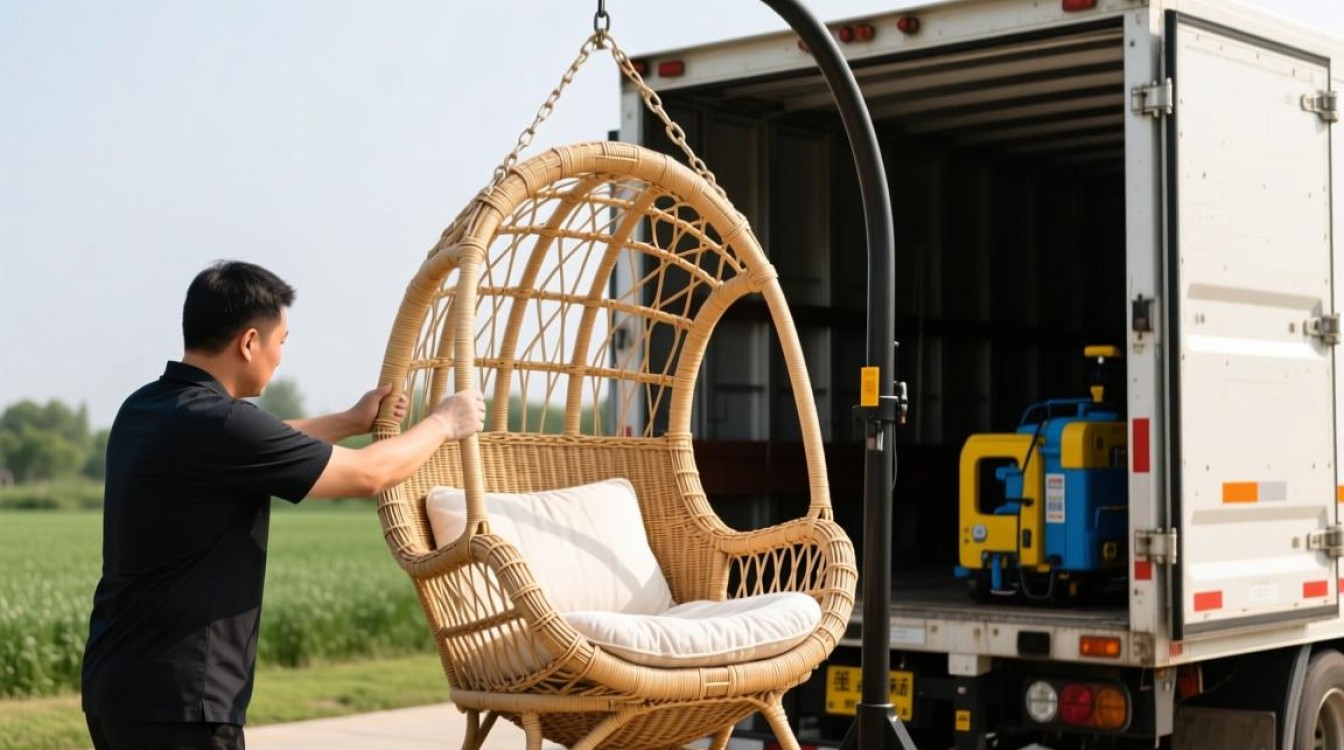 吊篮藤椅运送人安全吗？有何运送技巧？